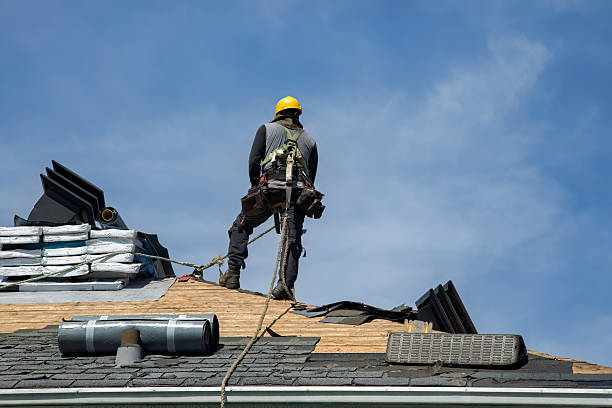 Professional Roofing technician working in Virden, IL